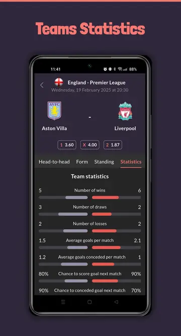 Screenshot 6 of the BetKick app