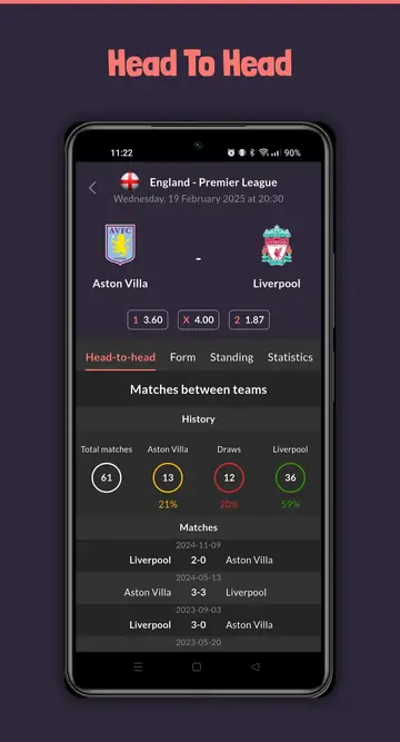 Screenshot 3 of the BetKick app