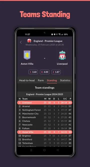 Screenshot 5 of the BetKick app