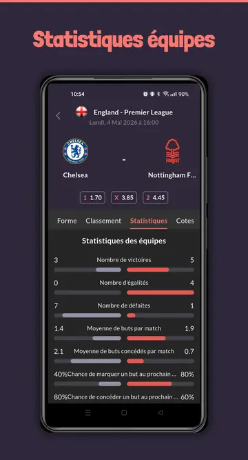 Capture d’écran 6 de l’application BetKick