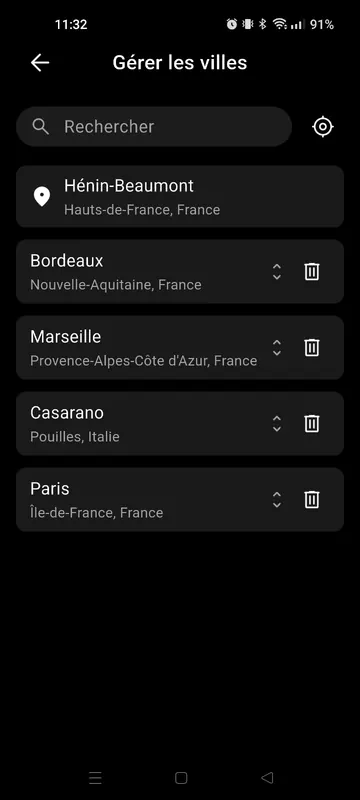 Capture d’écran 4 de l’application Météo Sauzana
